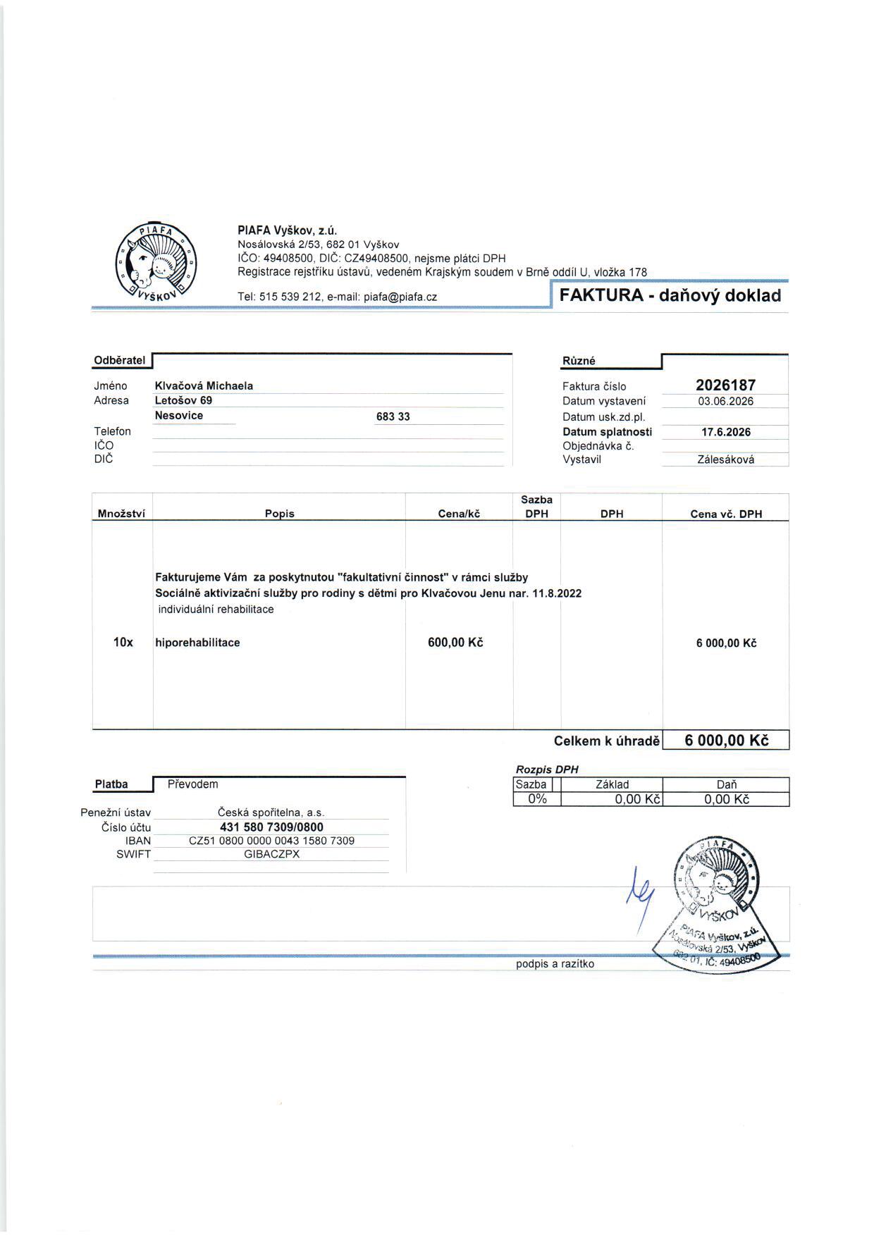 16-2026 Jena Klvačová FA